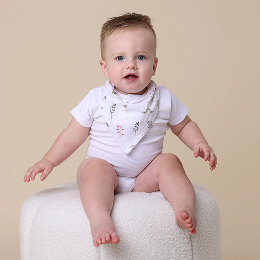 Garden Friends Organic Dribble Bib