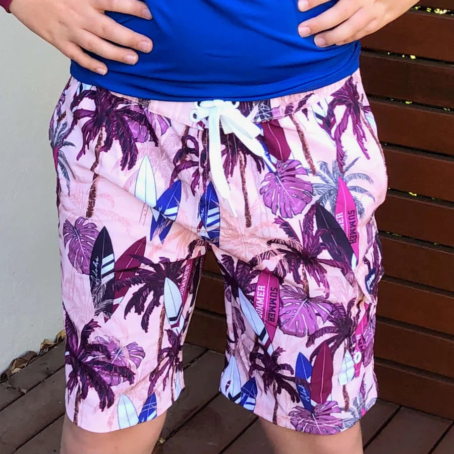 Boys Board Shorts- Surfs Up!