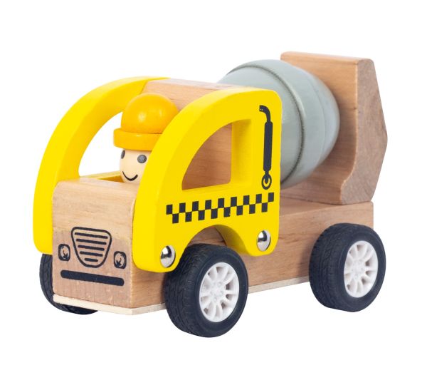 Wooden Pullback Concrete Mixer