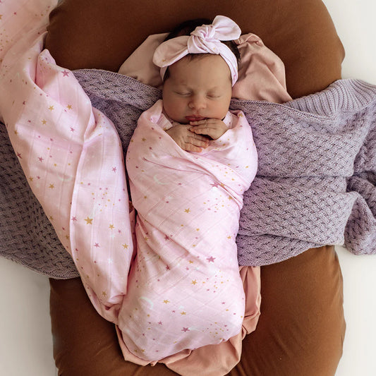 Organic Muslin Wrap- Twinkle