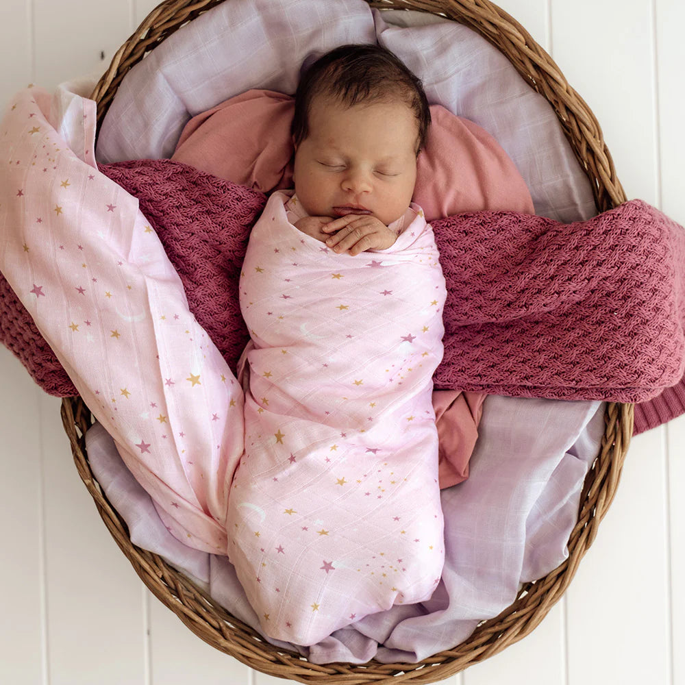Organic Muslin Wrap- Twinkle