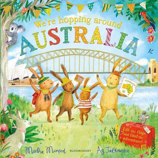 We're Hopping Around Australia: A Lift-The-Flap Adventure Book