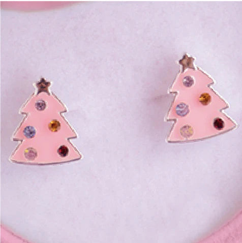 Enchanted Christmas Tree Earrings With Box