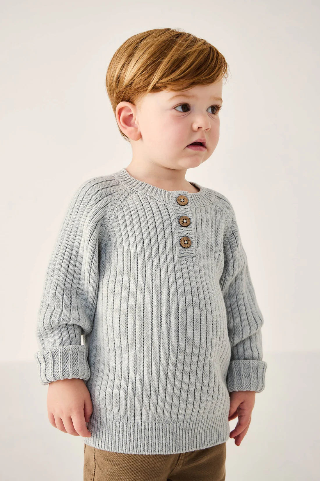 Xander Jumper- Ocean Spray Marle