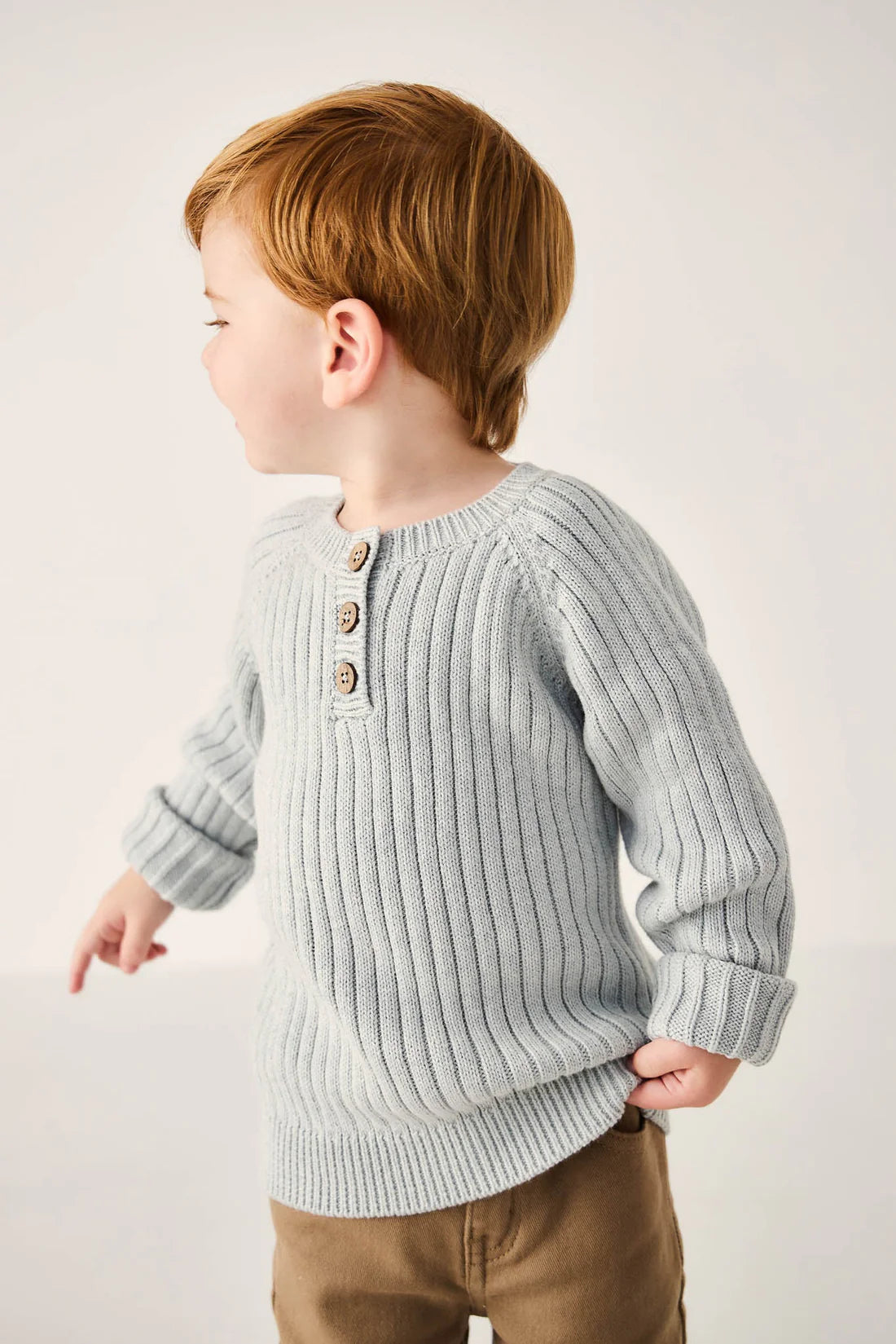 Xander Jumper- Ocean Spray Marle